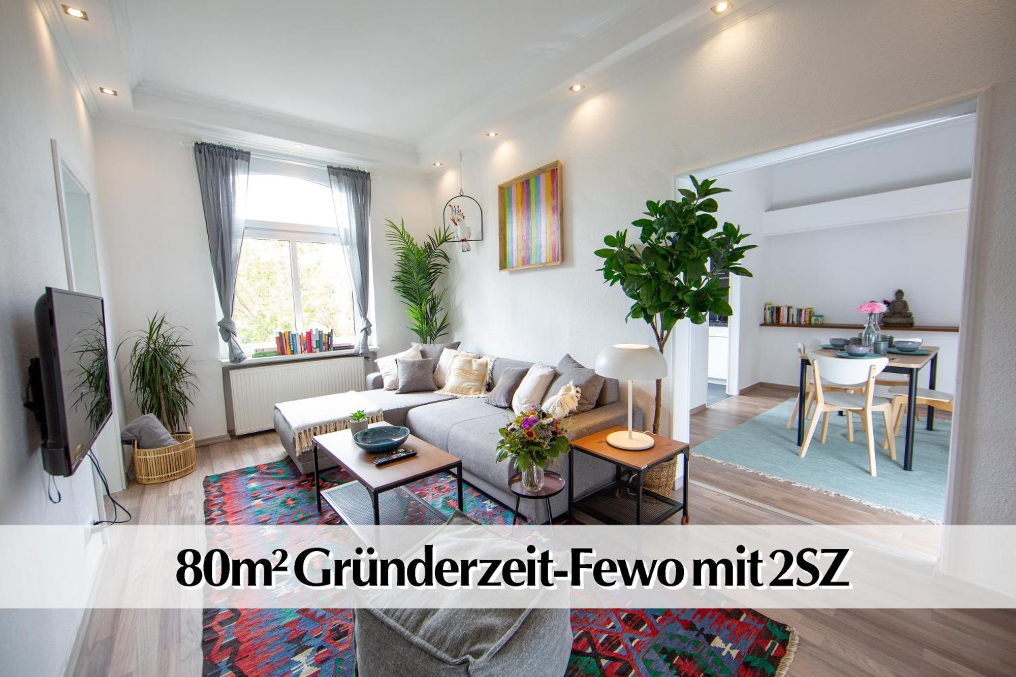 80M2 3R Wohnung Mit Privatem Parkplatz, Kingsize Betten, Smart-Tv, Etc Erfurt Ngoại thất bức ảnh