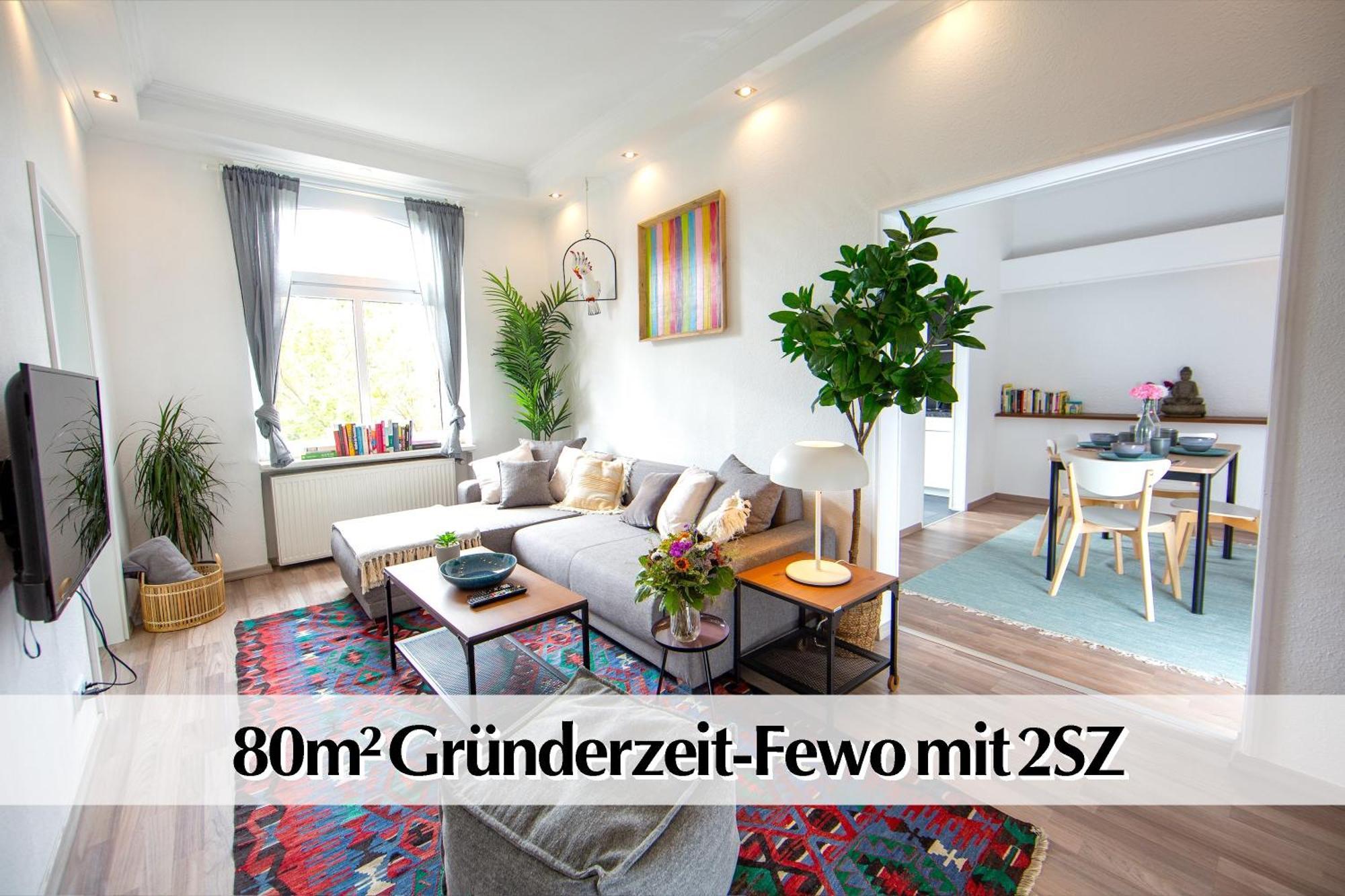 80M2 3R Wohnung Mit Privatem Parkplatz, Kingsize Betten, Smart-Tv, Etc Erfurt Ngoại thất bức ảnh